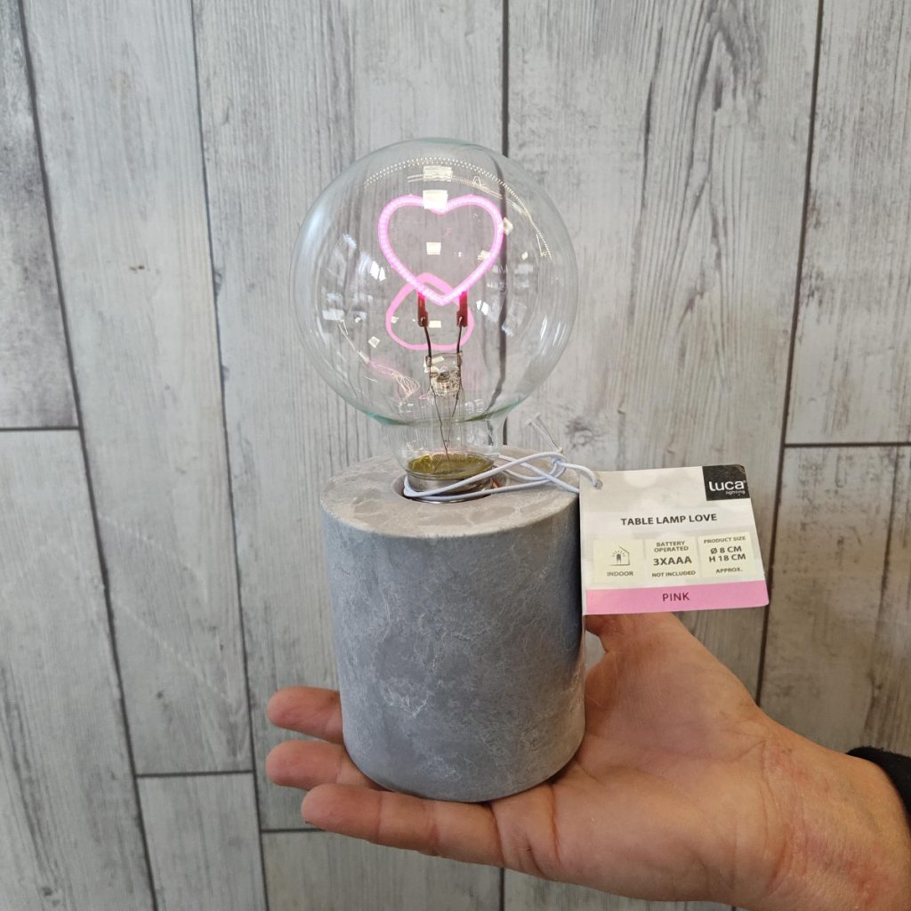 Tablet Lamp Love