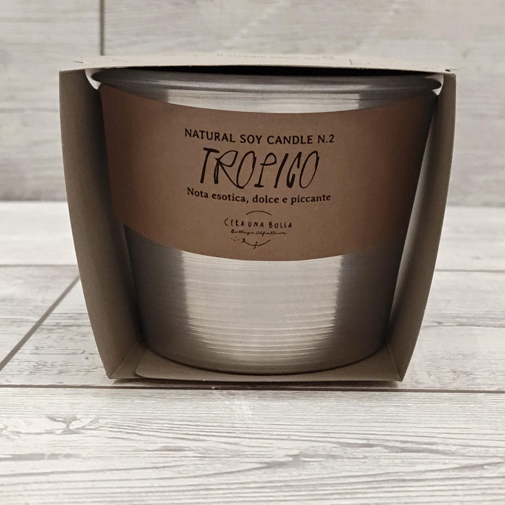 Candela profumata cera di soia - Tropico