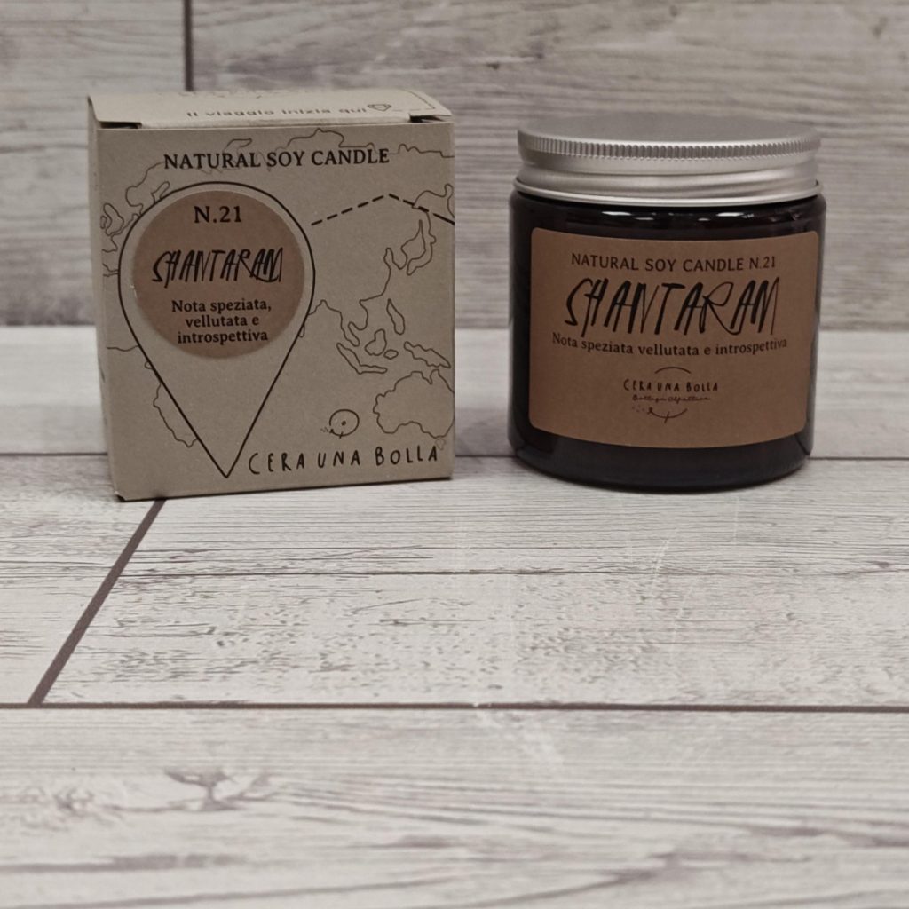 Candela profumata cera di soia - Shantaram