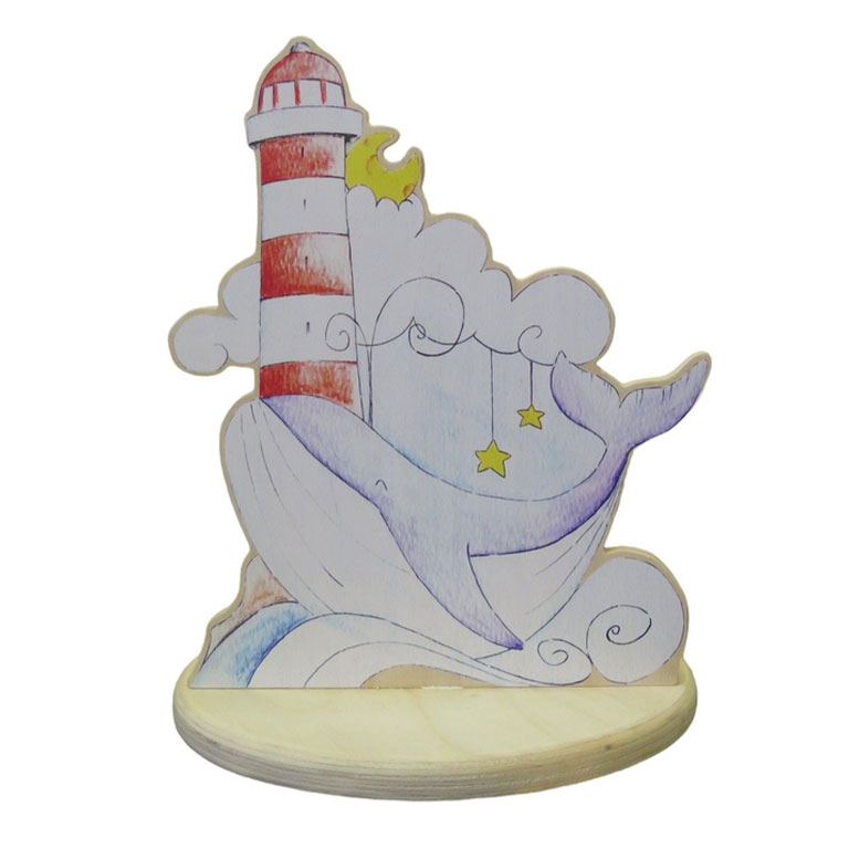 Lampada Balena con Faro