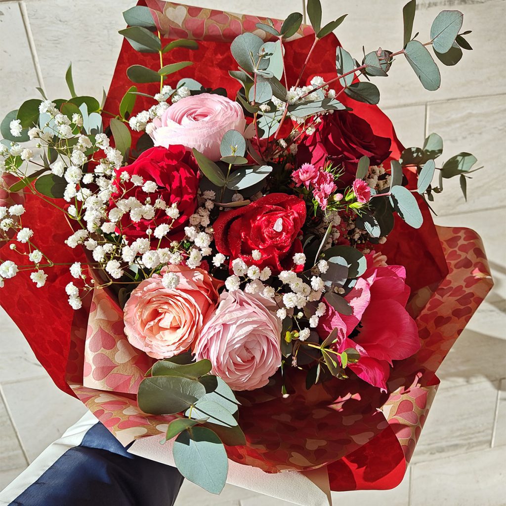 Bouquet romantico fiori di stagione (Luxury)