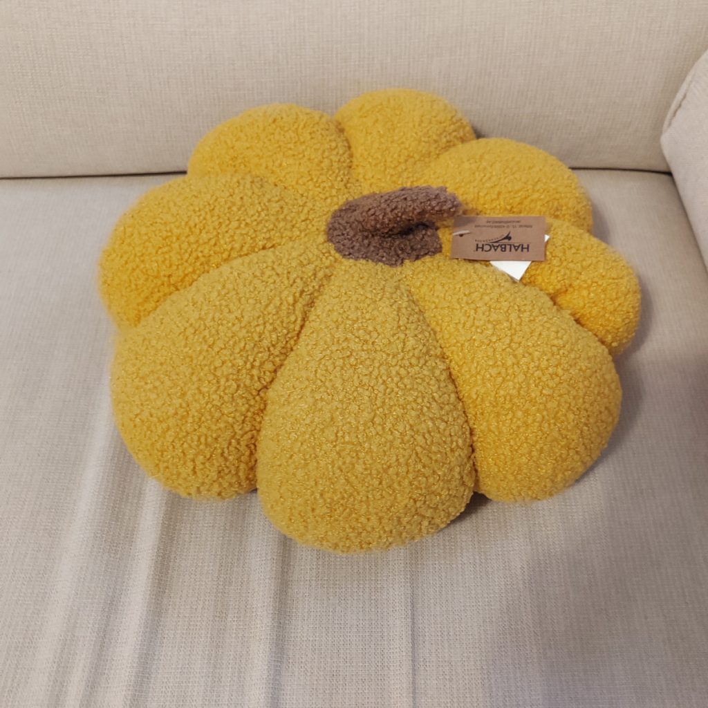Cuscino zucca giallo