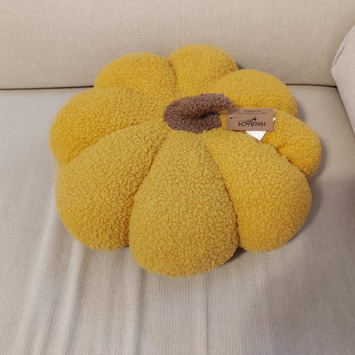 Cuscino zucca giallo