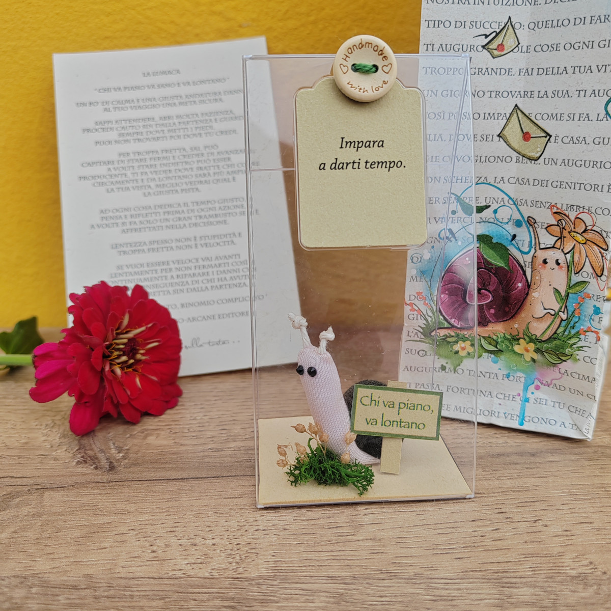 Lumachina "Impara a darti tempo"