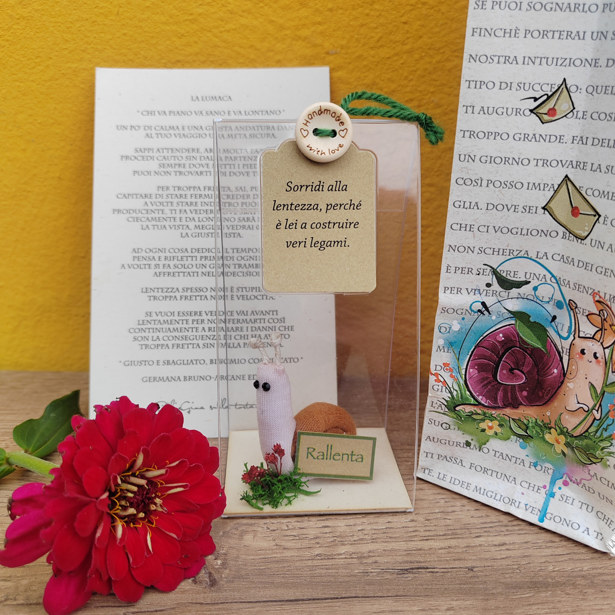 Lumachina "Sorridi alla lentezza"