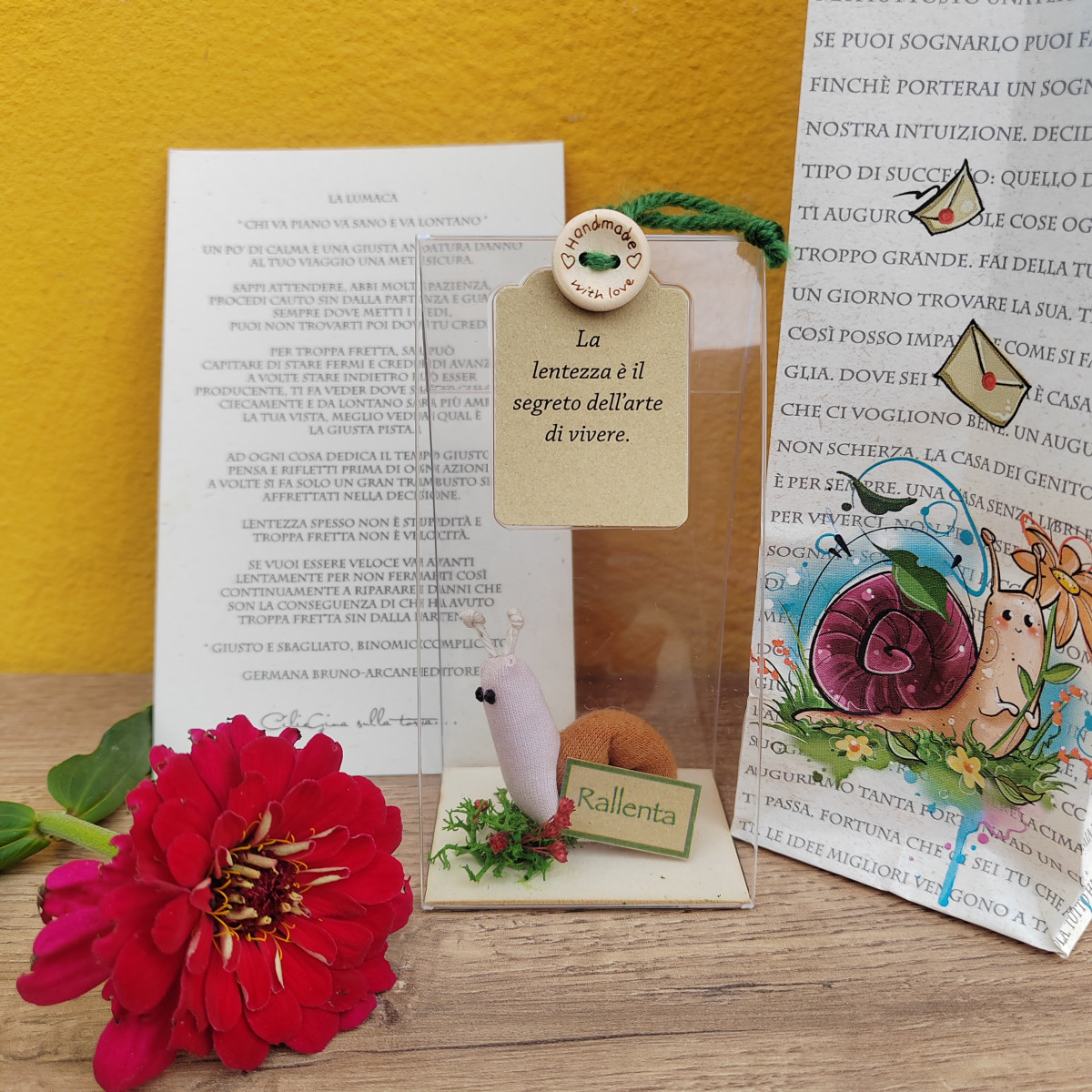 Lumachina "La lentezza è il segreto "