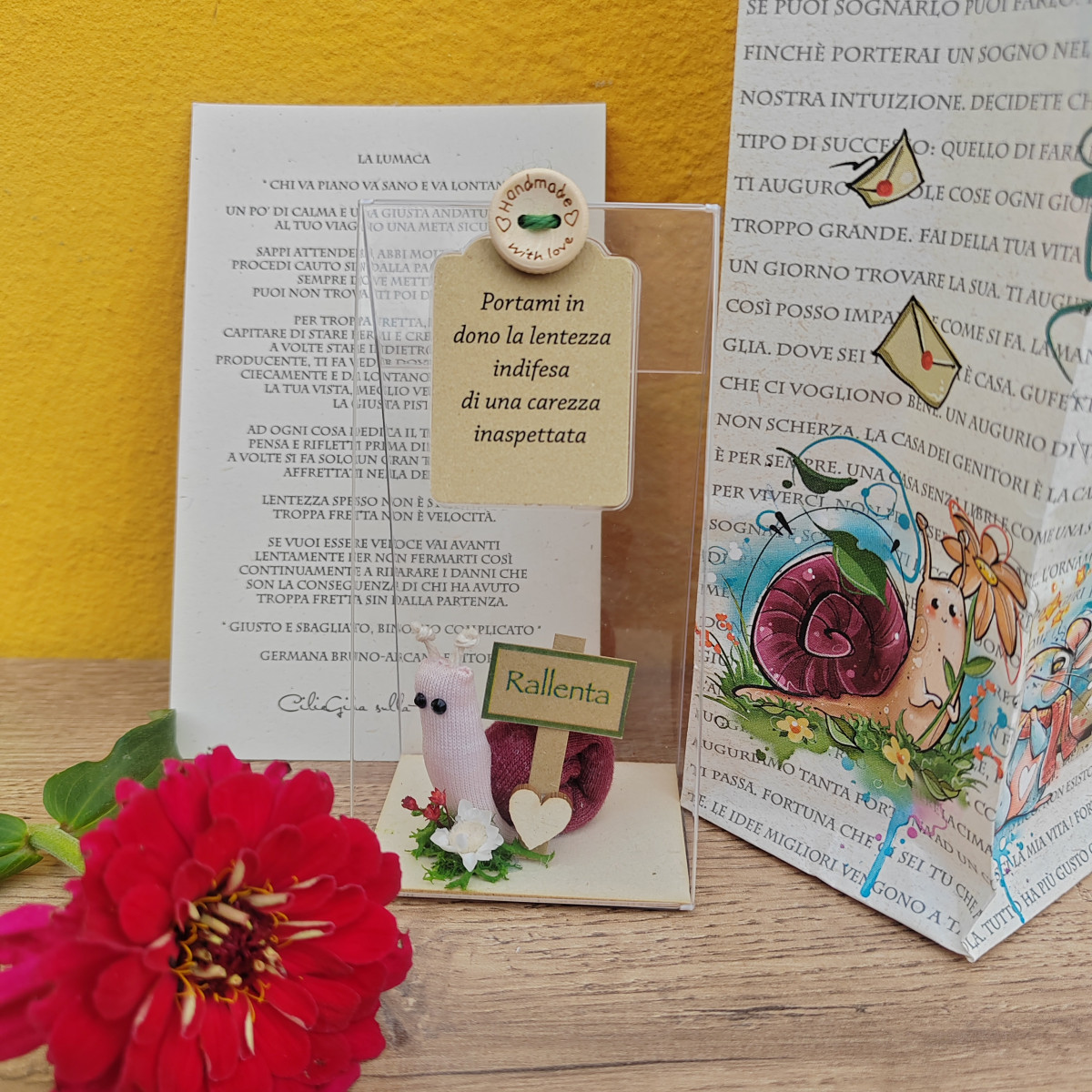 Lumachina "Portami in dono la lentezza"