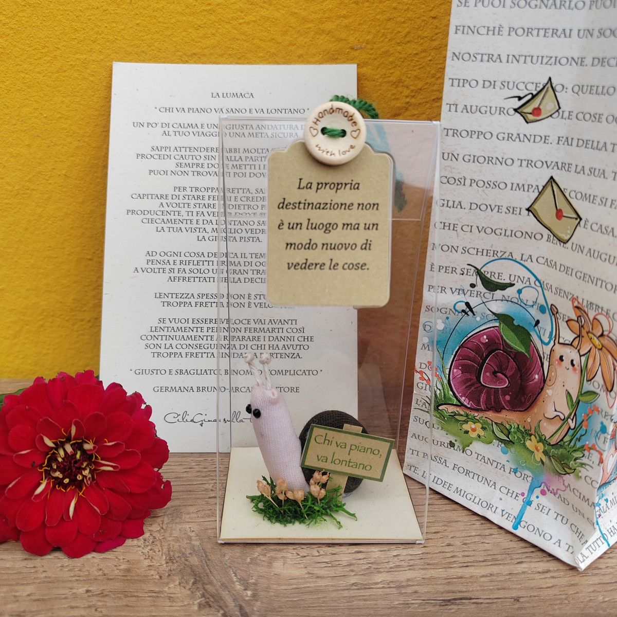 Lumachina "La propria destinazione non è un luogo"