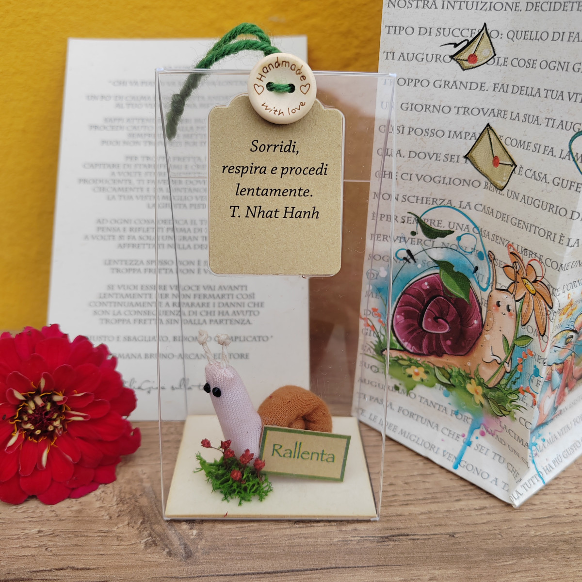 Lumachina "Sorridi, respira e procedi"