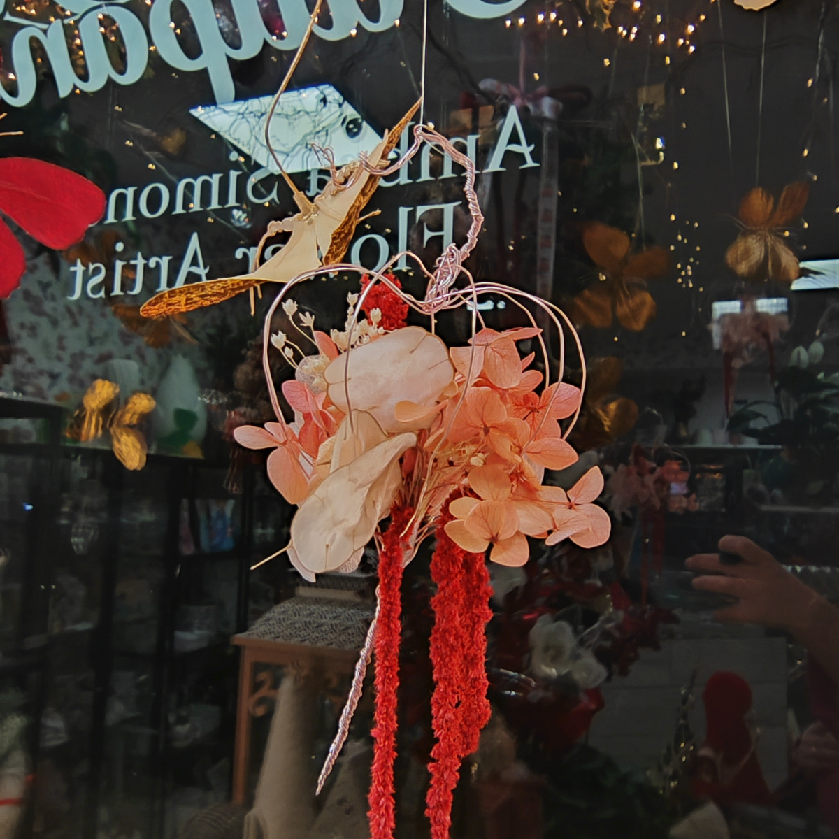 Decorazione albero alchechengi