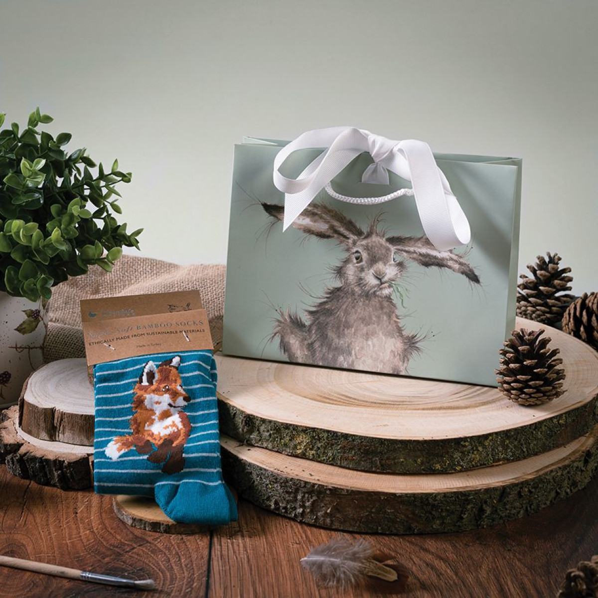 Calzini donna disegno volpe morbidissimi