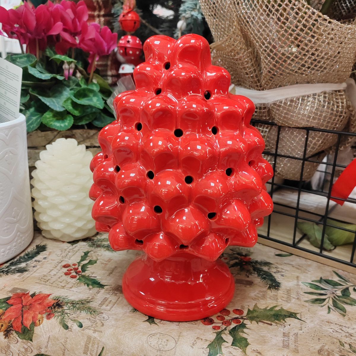 Pumo rosso led grande