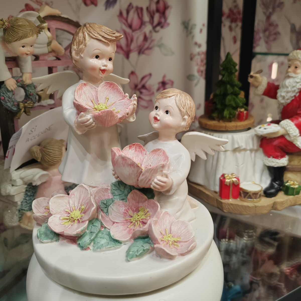 Carillon angeli e fiori di ciliegio