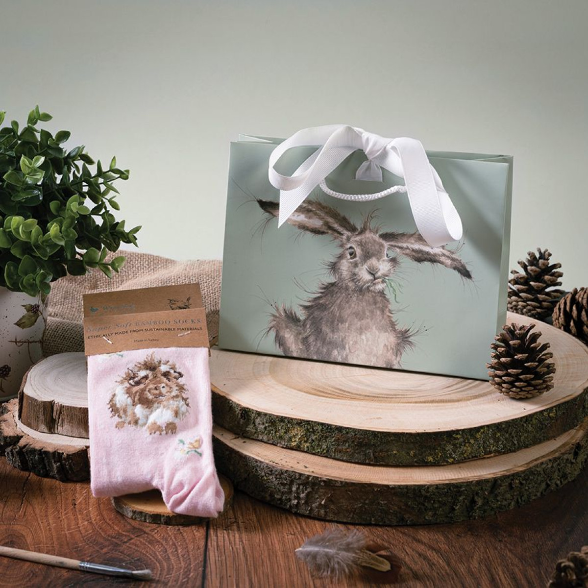 Calzini donna disegno porcellino d'India morbidissimi