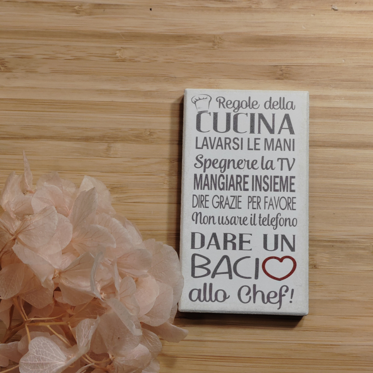 Calamita "Regole della cucina"