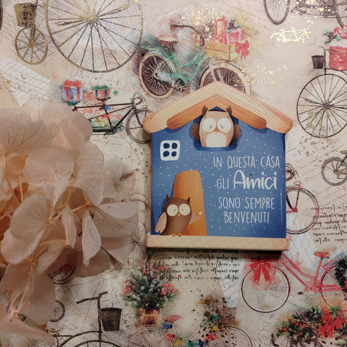 Calamita "In questa casa gli amici sono sempre benvenuti "