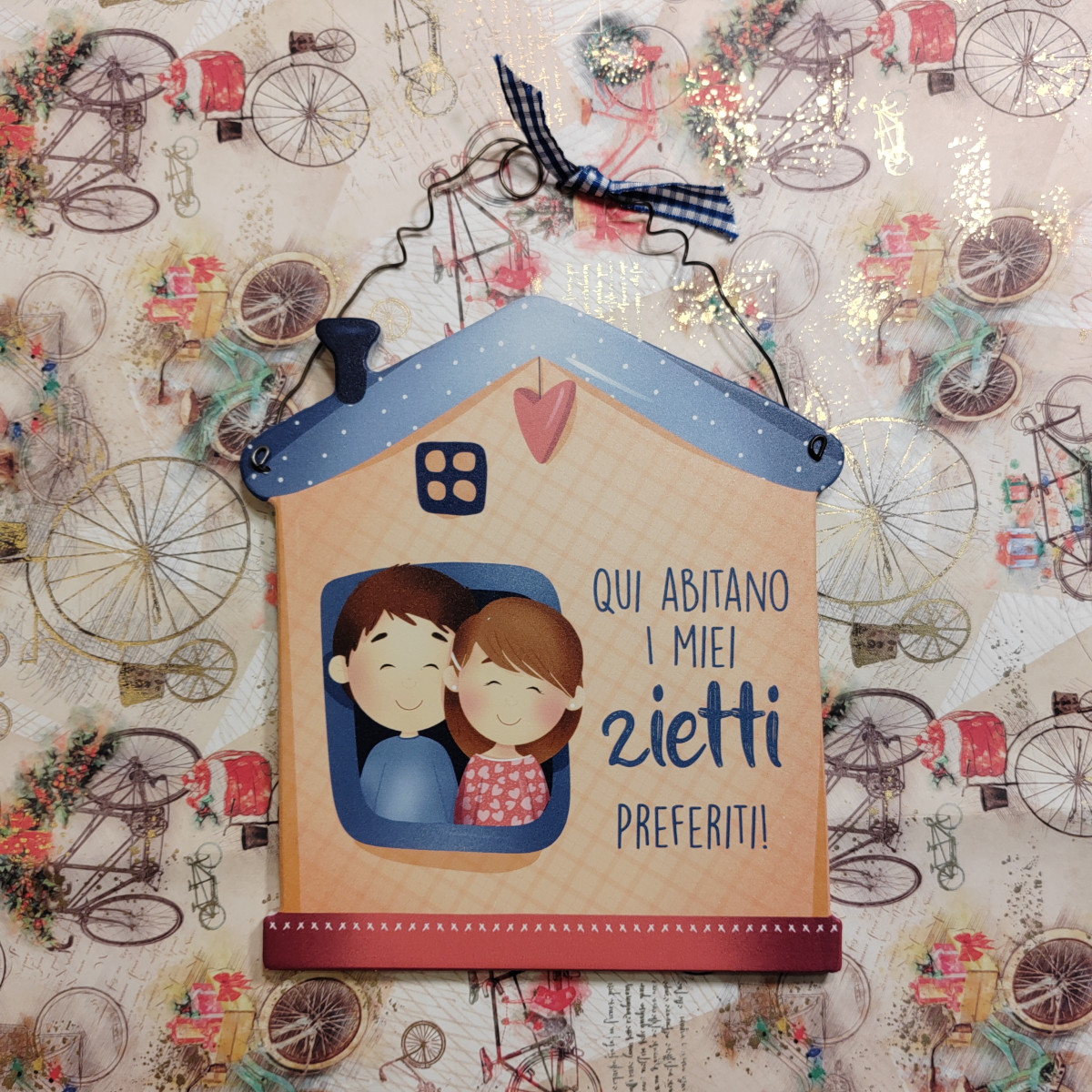 Targa casetta "zietti"