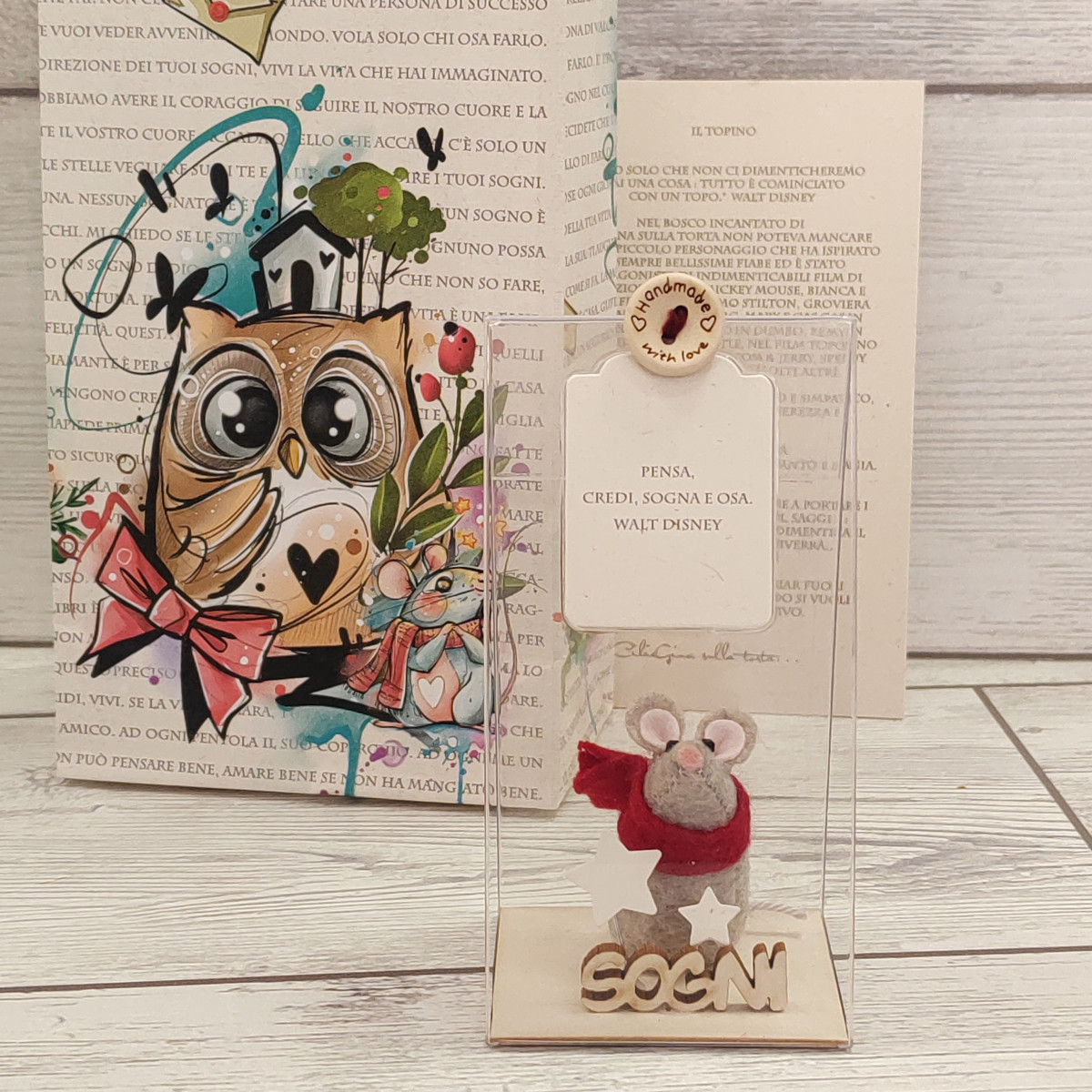 Topino "Pensa, credi..."