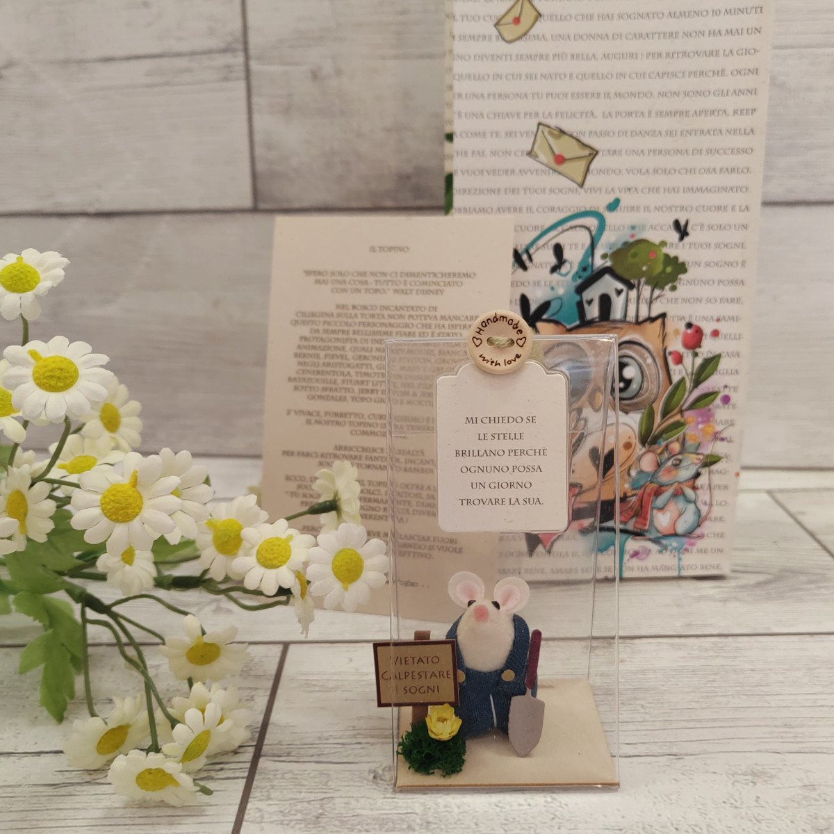 Topino giardiniere "Mi chiedo se le stelle..."