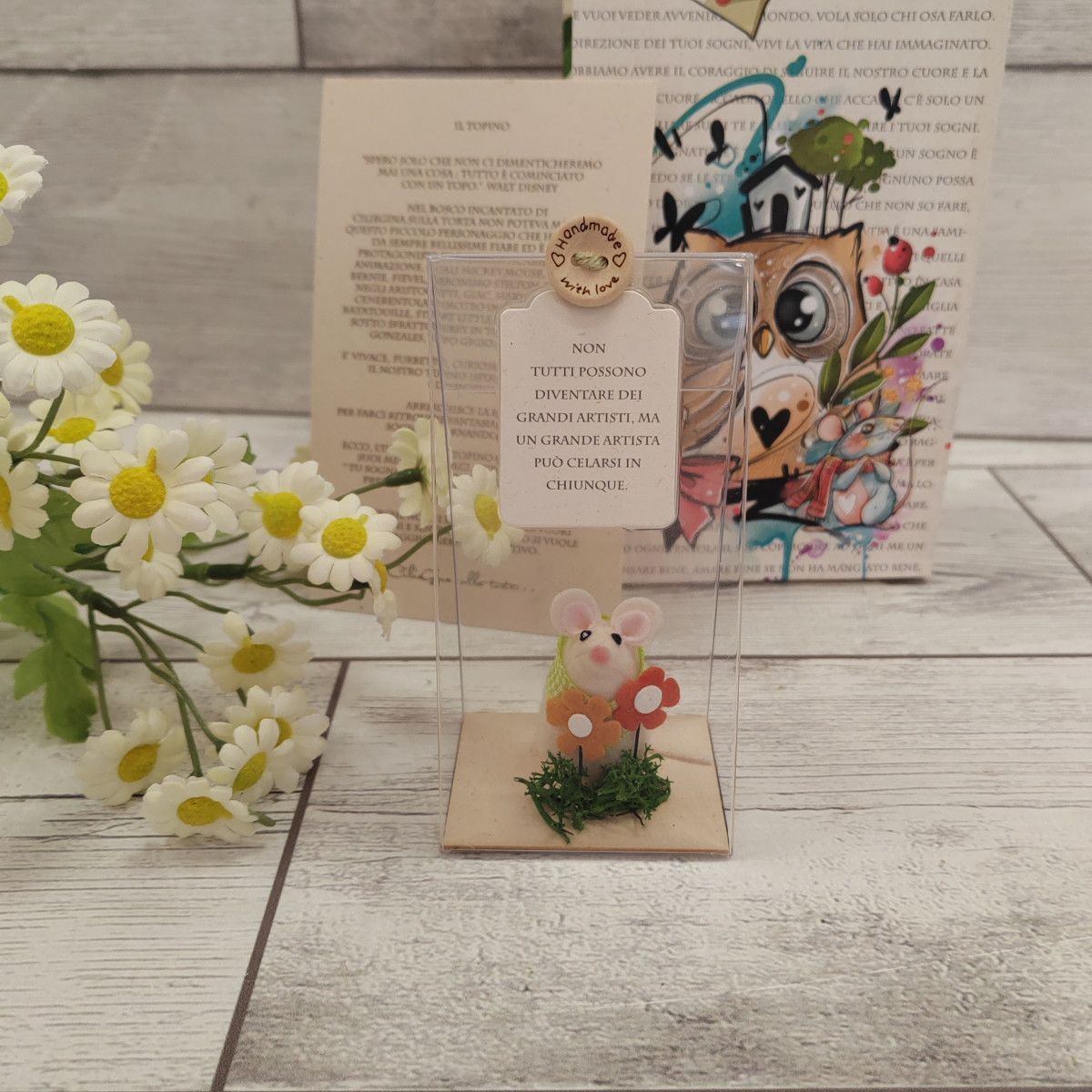 Topino giardiniere "Non tutti possono diventare dei grandi artisti..."