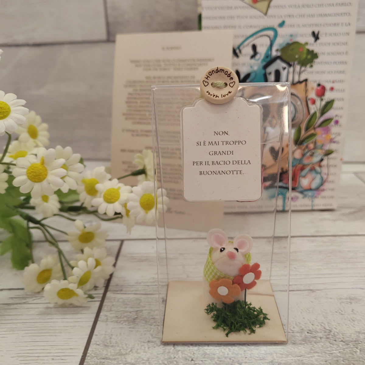 Topino giardiniere "Non si è mai troppo grandi..."