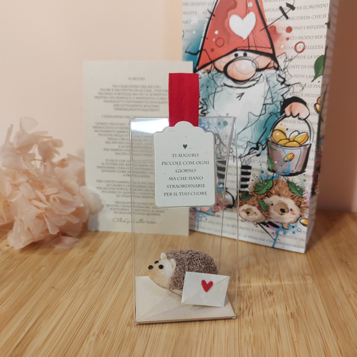 Riccetto cuoricino "Ti auguro piccole cose.."