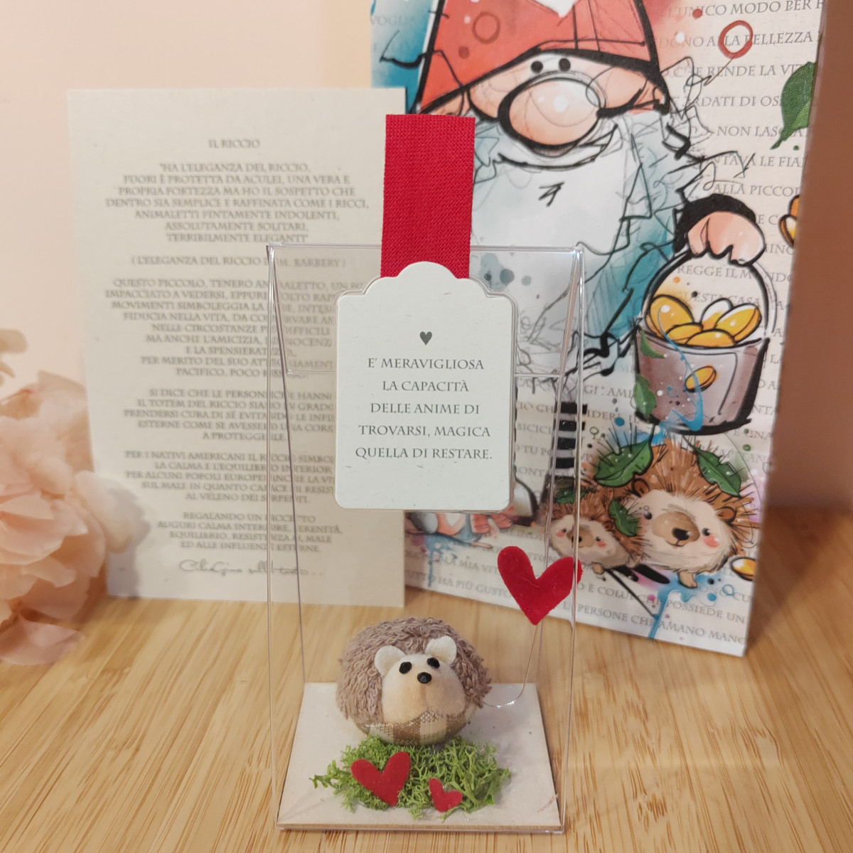 Riccetto cuoricino "È meravigliosa la capacità delle anime..."