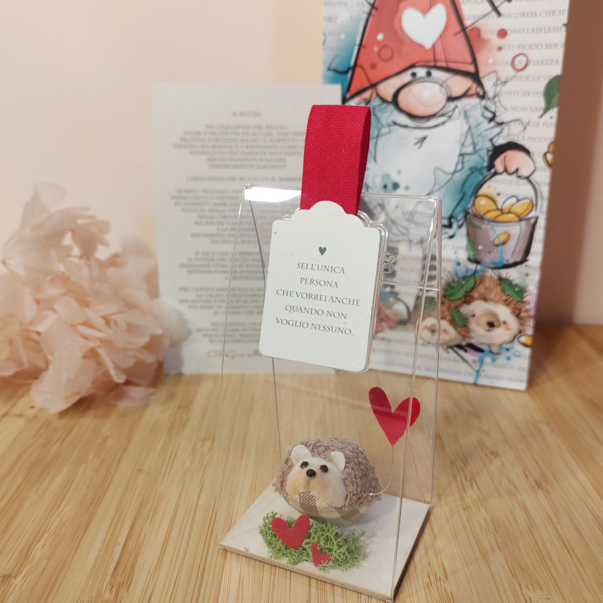 Riccetto cuoricino "Sei l'unica persona che vorrei..."