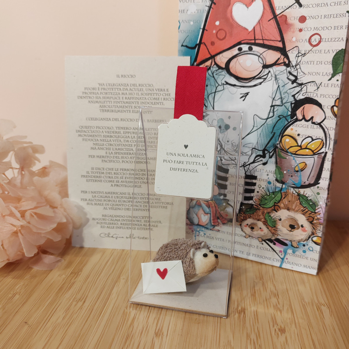 Riccetto cuoricino "Una sola amica può fare tutta la differenza"