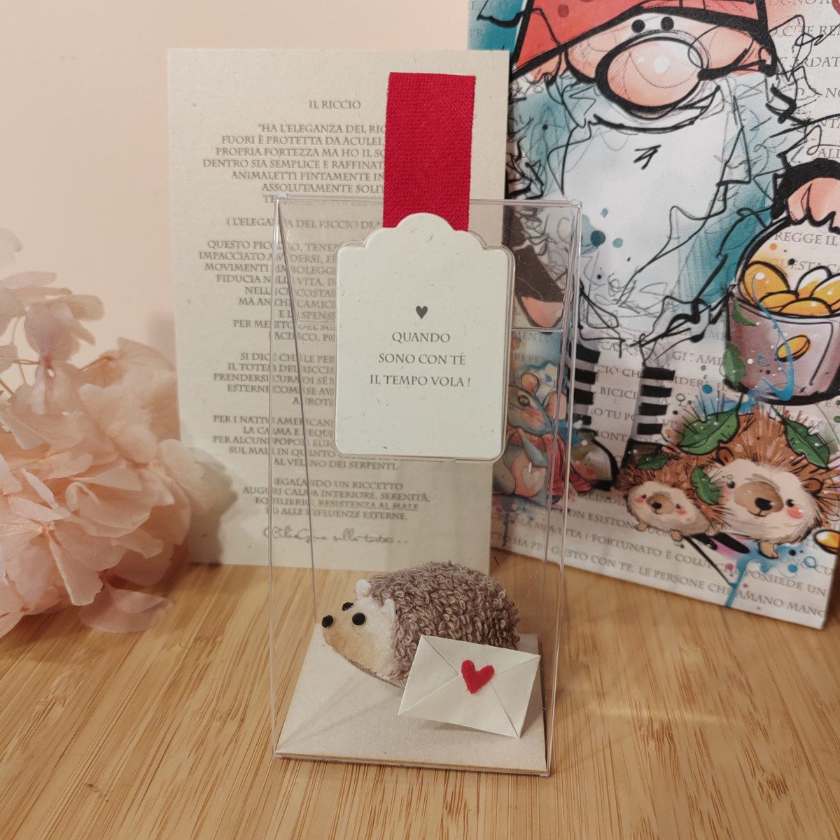 Riccetto cuoricino "Quando sono con te il tempo vola!"