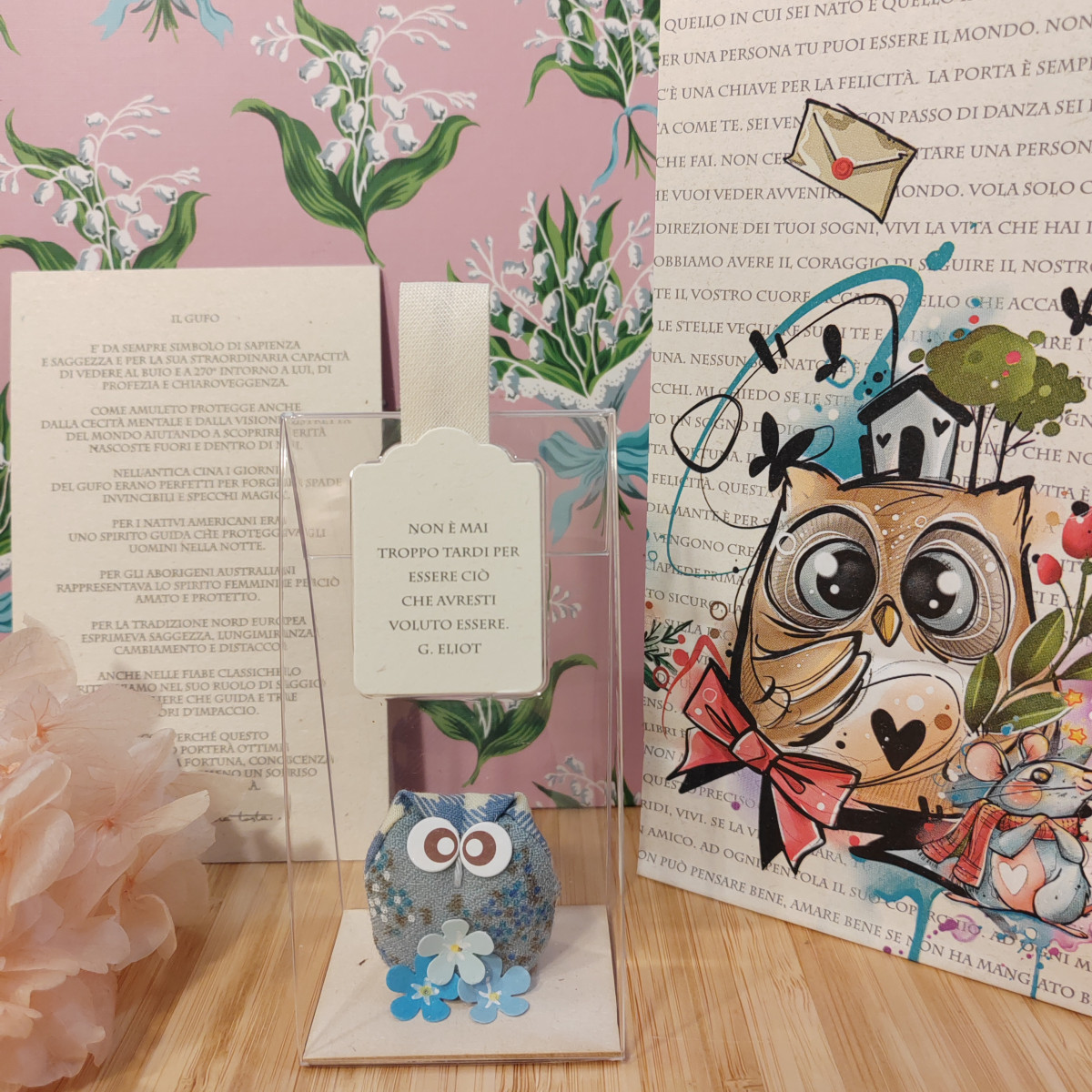 Gufetto azzurrino "Non è mai troppo tardi"