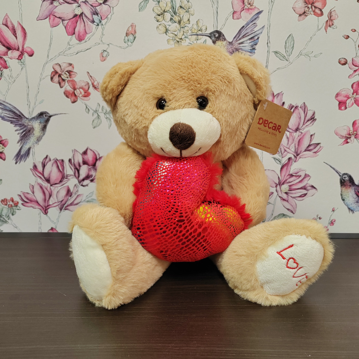 Orsetto marrone luxury cuore cangiante