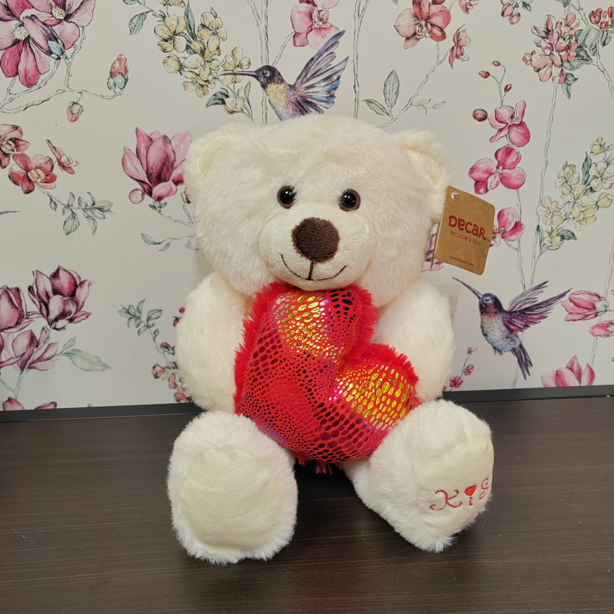 Orsetto bianco luxury cuore cangiante