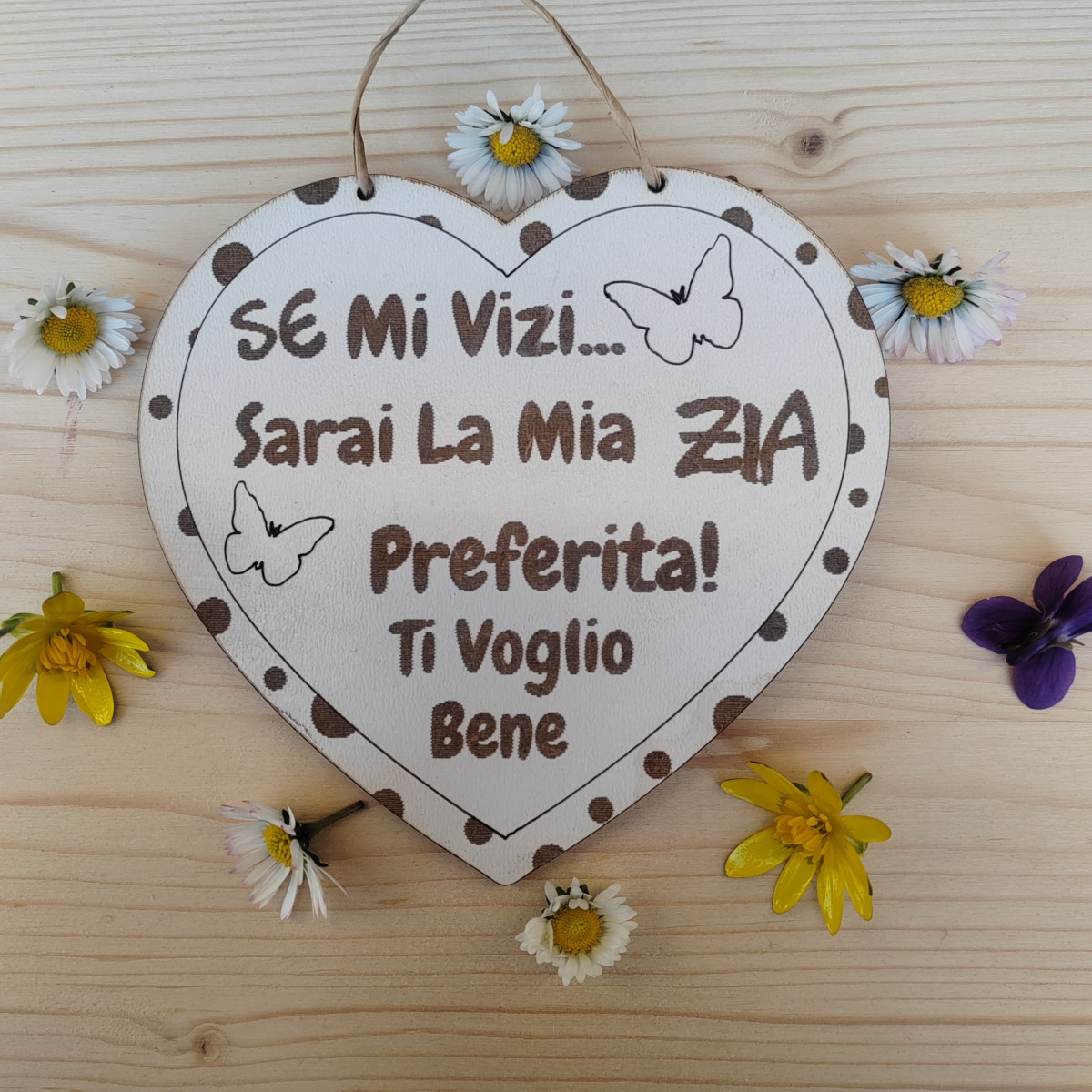 Cuore "Zia preferita"