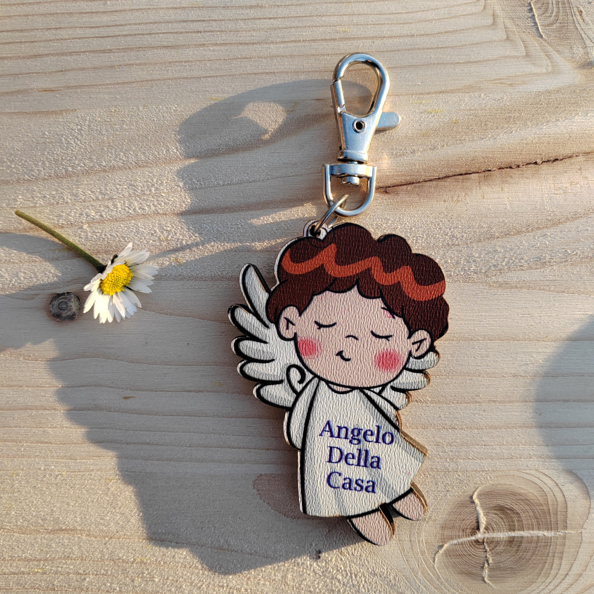 Angelo piccolo con moschettone "casa"