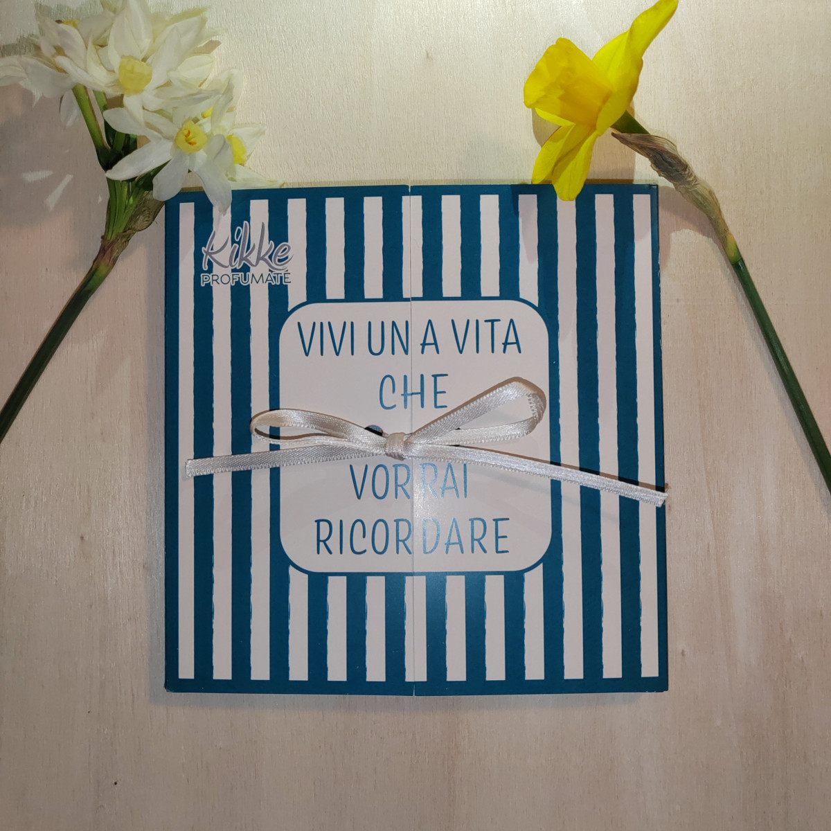 KIKKA PROFUMATA - serie aforismi - Vivi una vita che