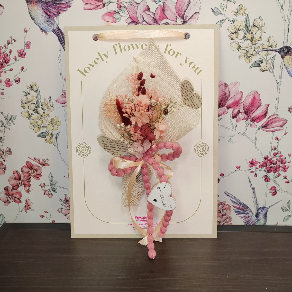 Lovely flowers for you AMICIZIA pink & white