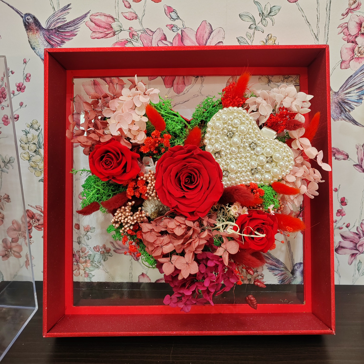 Box super luxury rose e fiori stabilizzati