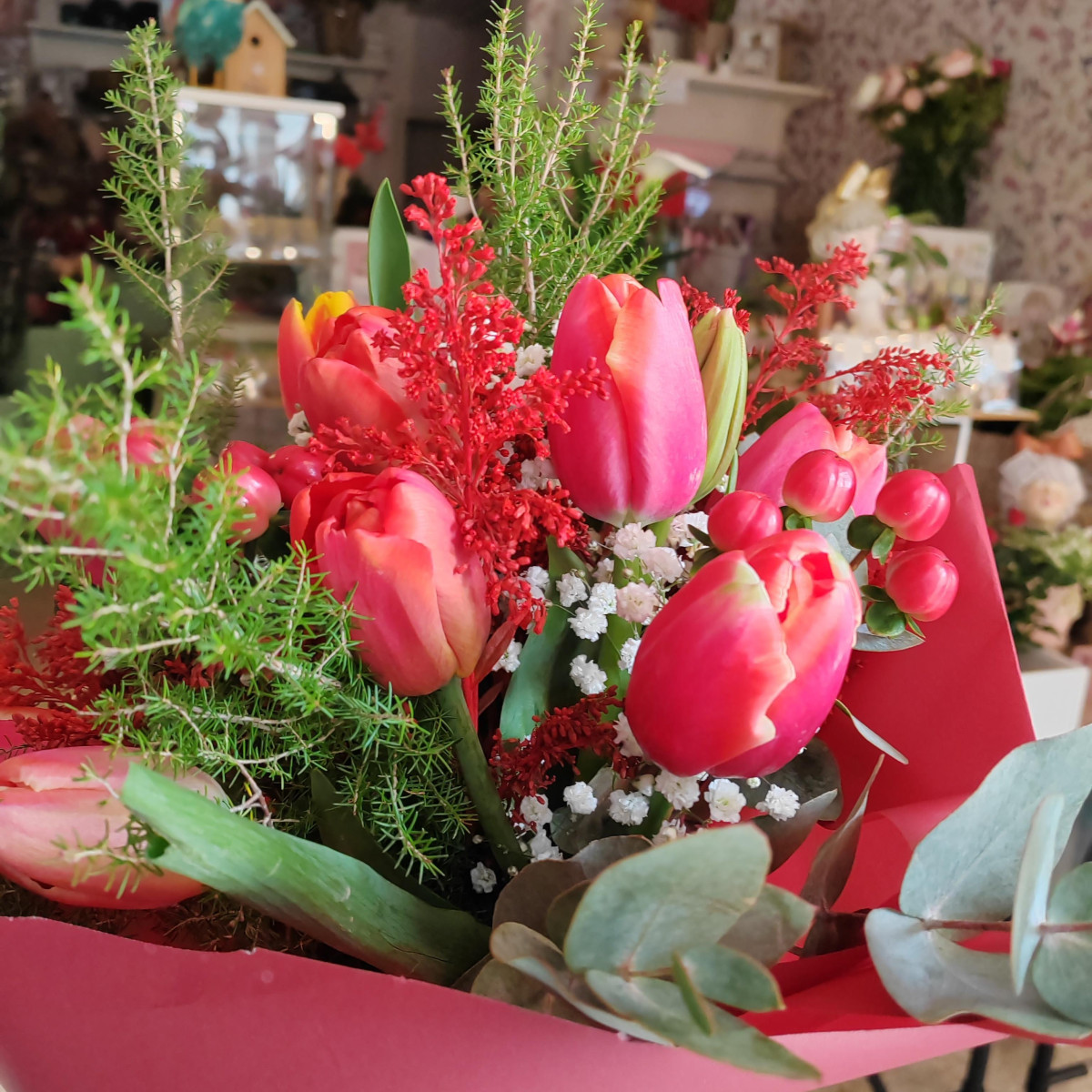 Bouquet di 10 tulipani