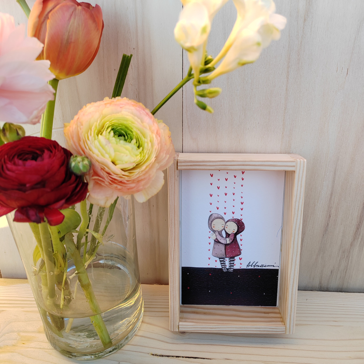 Quadretto "Abbracciami"