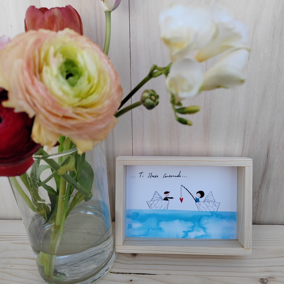 Quadretto "Ti stavo cercando"