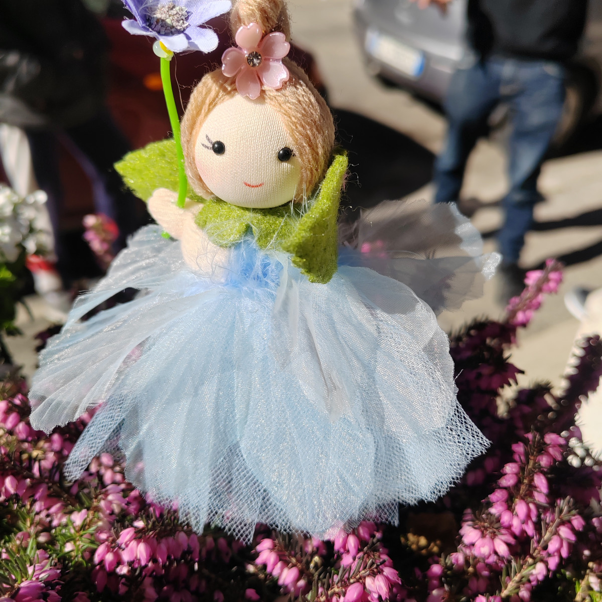 Fatina del bosco azzurra