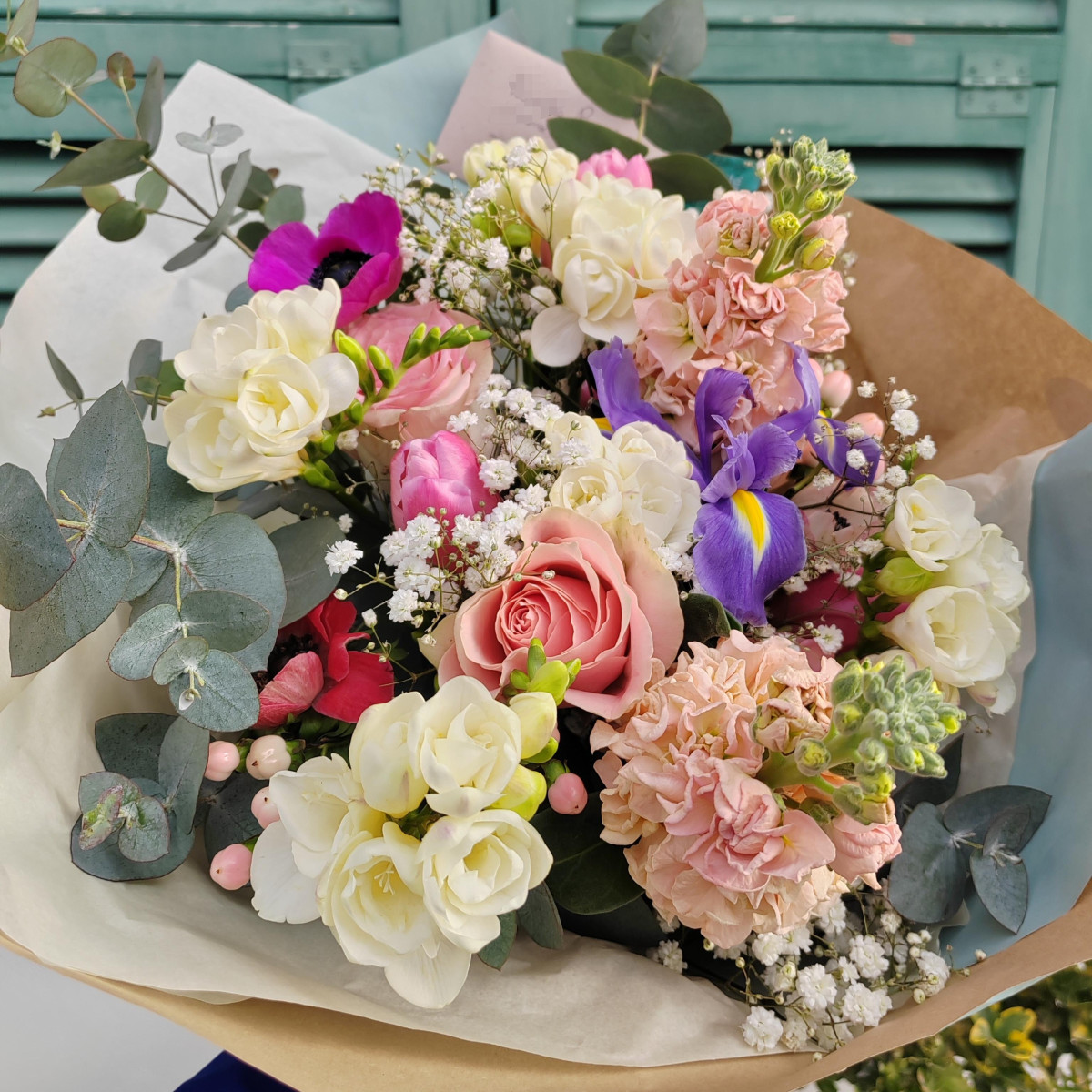 Bouquet romantico delicato (misura media)