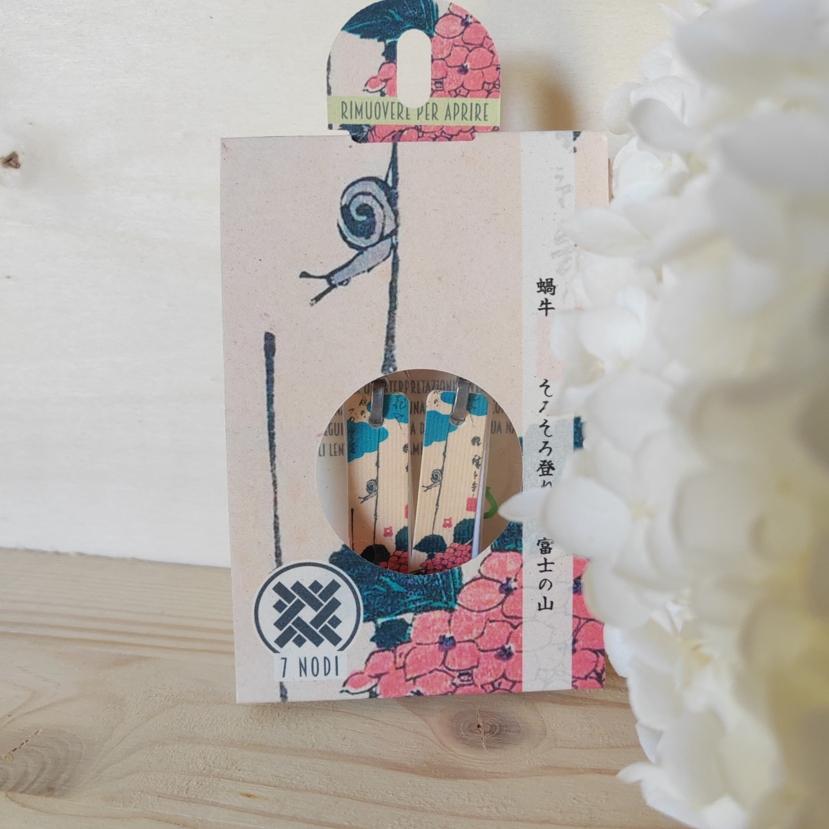 Orecchini con Haiku - Chiocciola -